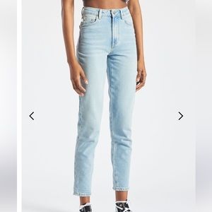 Fiorucci Light Blue Straight Leg Jeans